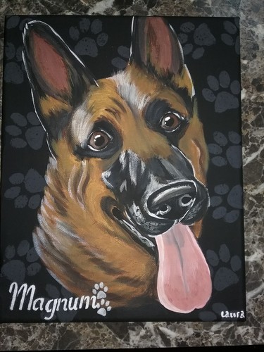 Your Own Handpainted Pet Portrait For Dog-Cat-Pet Lovers! Perfect Gift/Sympathy