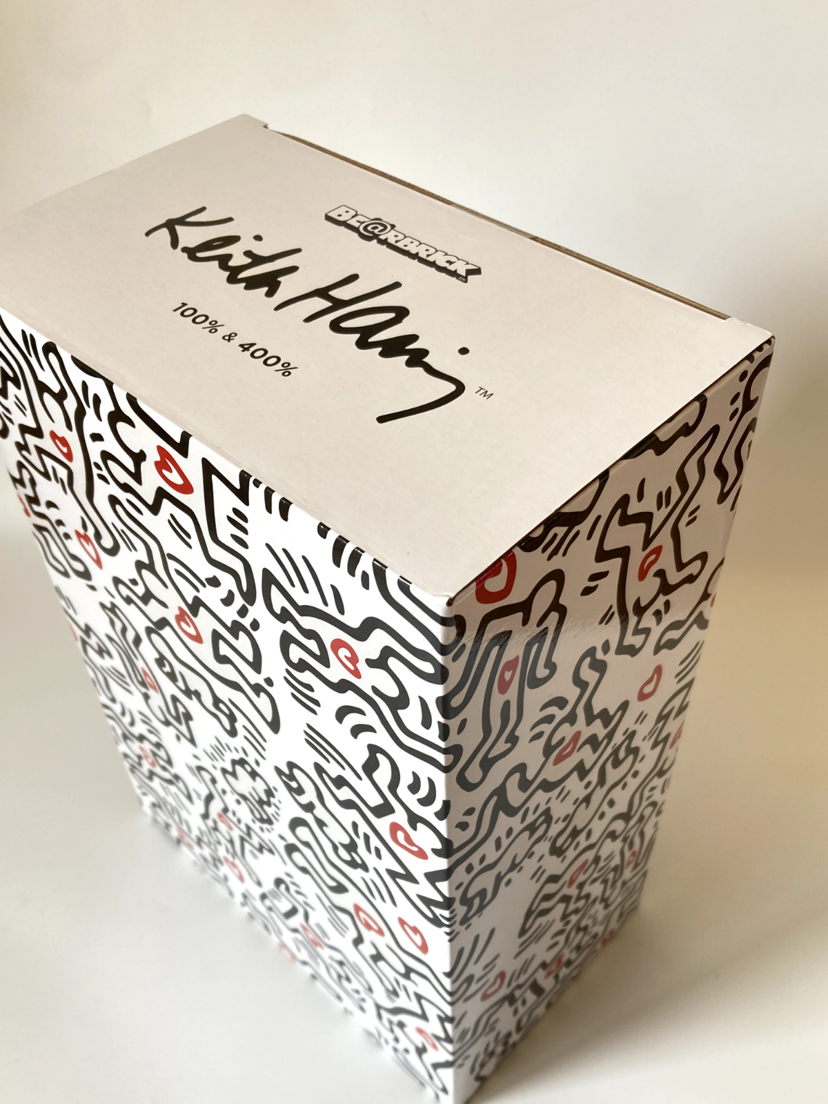 MEDICOM TOY - BEARBRICK KEITH HARING #8 100％ &amp; 400％ Keith Haring 8 Bearbrick 400% & 100% 2 Pack Medicom | eBay