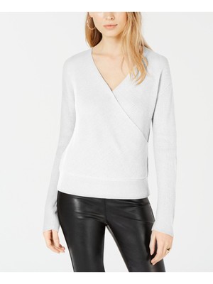 

Женский топ с запахом и V-образным вырезом цвета слоновой кости BAR III цвета слоновой кости, размер, Цвет слоновой кости