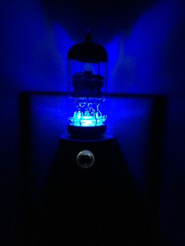 ::12AX7 Style Vacuum Tube Blue LED Night Light with Soldano Marshall Amp Valve