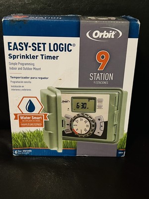 Orbit 57899 9-Station Outdoor Swing Black Panel Sprinkler System Timer