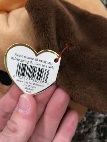 Woof Pillow Pals Brown Dog Puppy Ty Plush Stuffed Animal