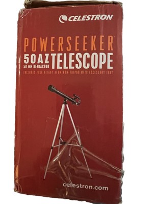 Celestron - PowerSeeker 50AZ Telescope - Manual Alt-Azimuth Telescope