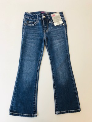 New Girls First BootCut Adjustable Waist Super Stretch Girls Jeans Size 5