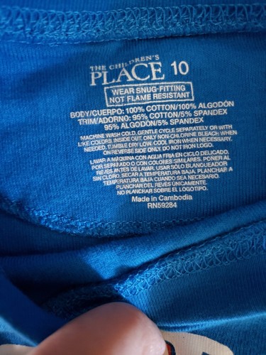 Boys children's place Short sleeve and shorts Pajama set size 10