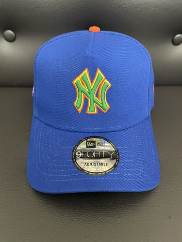 キャップ New Era MLB New York Yankees Carvico A-Frame Ball Cap Blue New York Yankees New Era 9Forty A-Frame Blue Subway Series