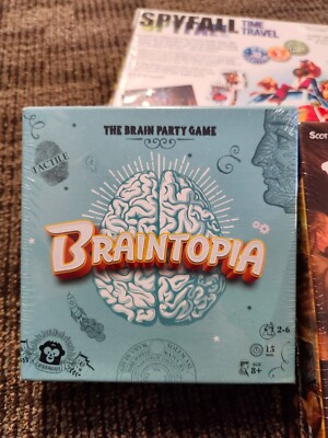 BRAINTOPIA  - Captain Macaque Games   Sealed / New