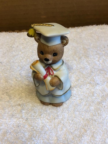 Homco Graduation Bear Figurine