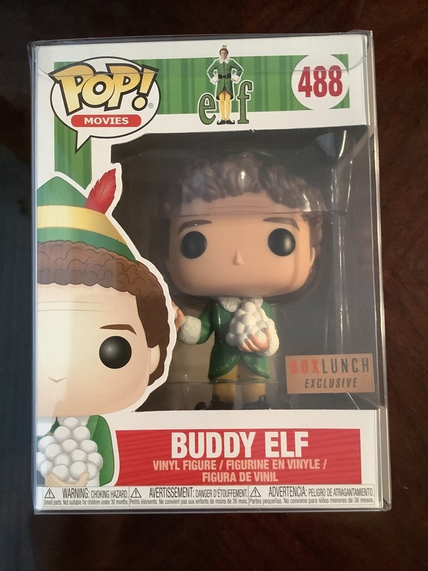 FUNKO POP BUDDY ELF 484 FIGURE 9 CM WILL FERRELL UN ELFO DI NOME BUDDY CINEMA #1