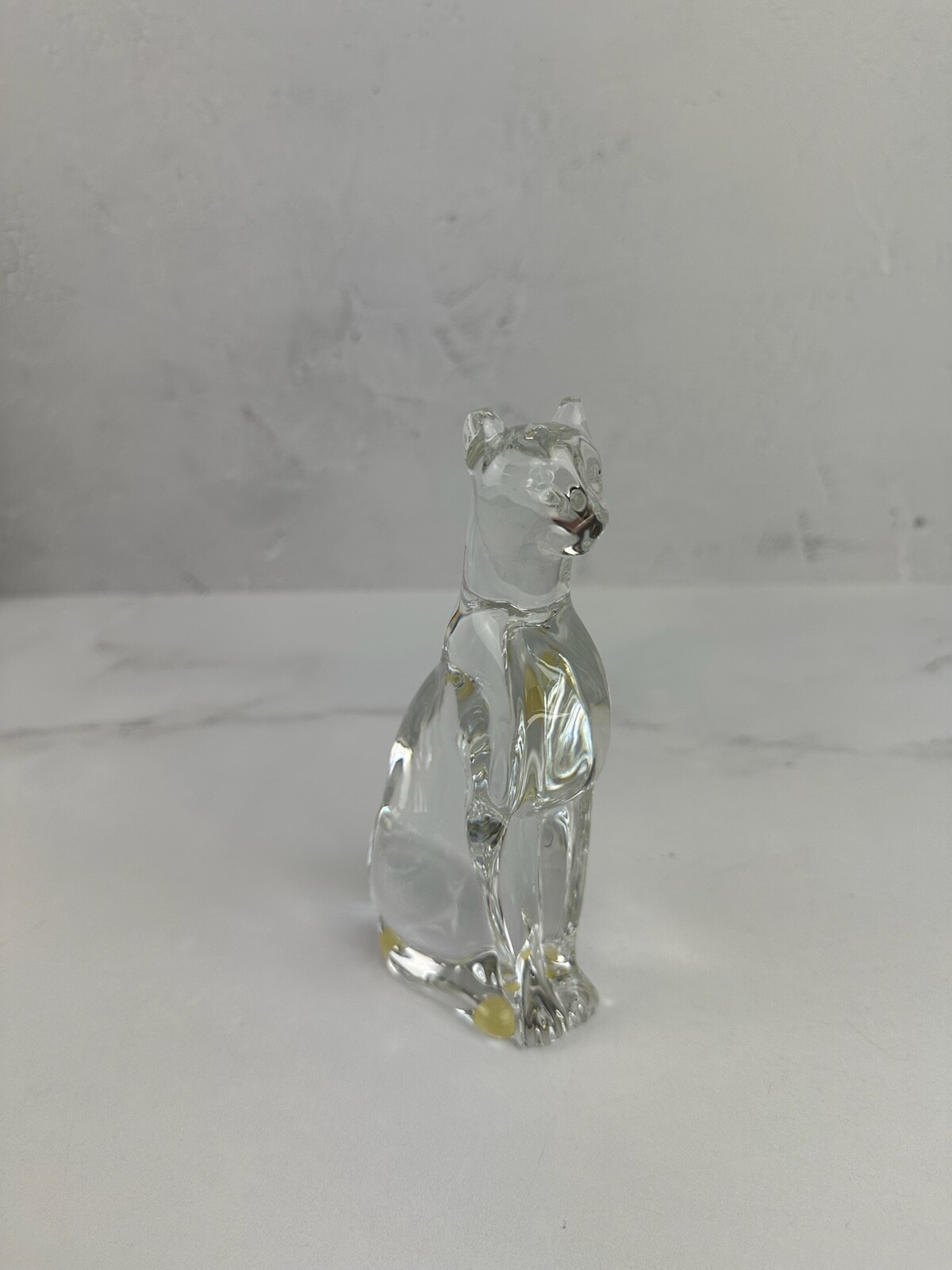 Baccarat Crystal Egyptian Cat Figurine Signed | eBay