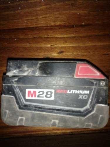 Milwaukee M28 cordless battery, 28 volt