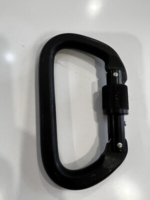 USGI SMC Carabiner Black Locking D NFPA 18502 Rated  T  Technical Use MBS KN 27