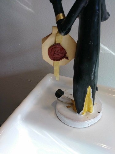 Vintage T P Ceramiche Poli Cesare Clown With Violin Figurine , Made in Italy