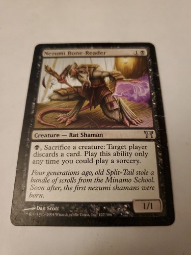 MTG Nezumi Bone-Reader Champions of Kamigawa 127/306 Regular