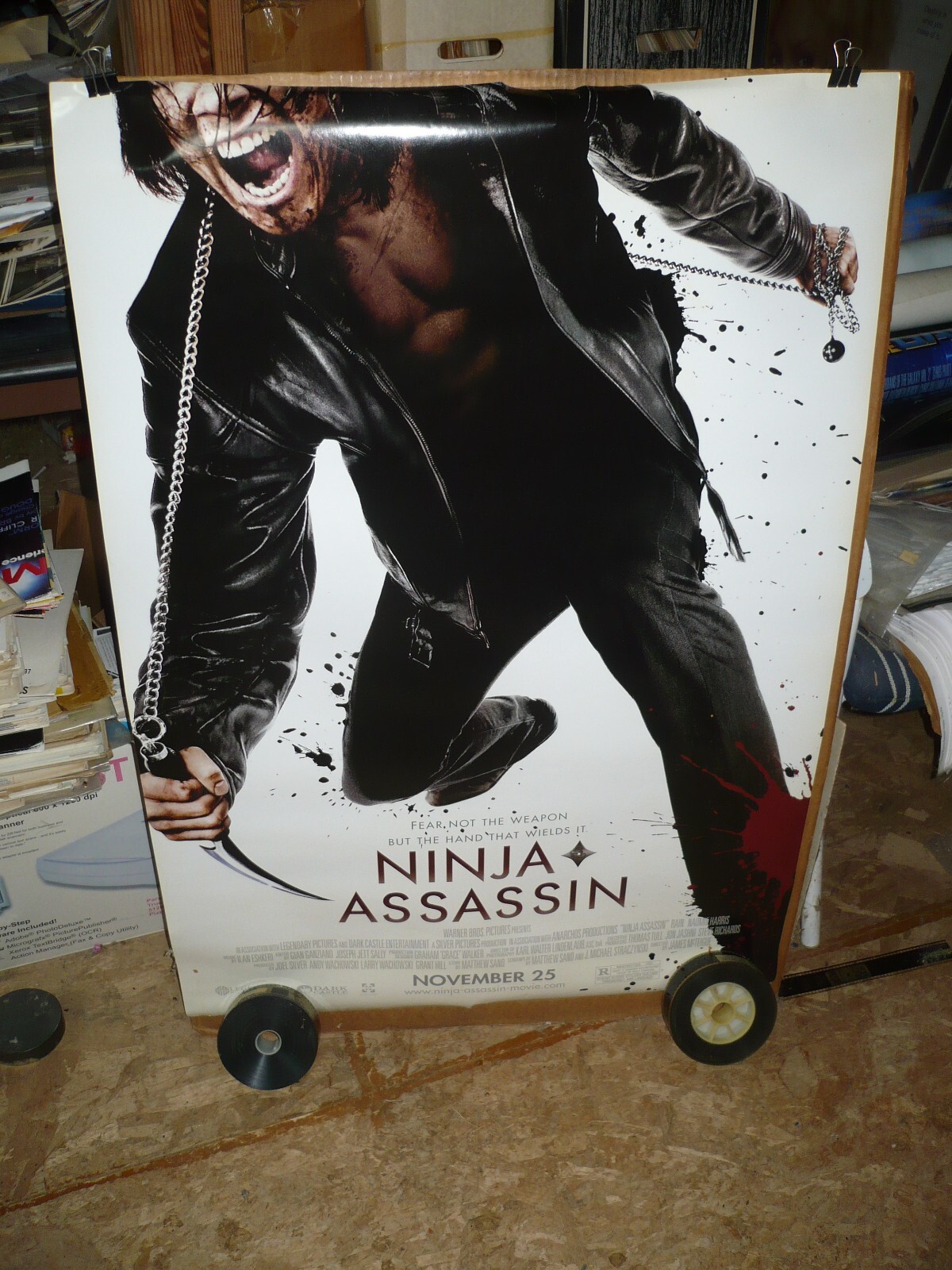 NINJA ASSASSIN, orig rolled D/S 1-sht / movie poster [Rick