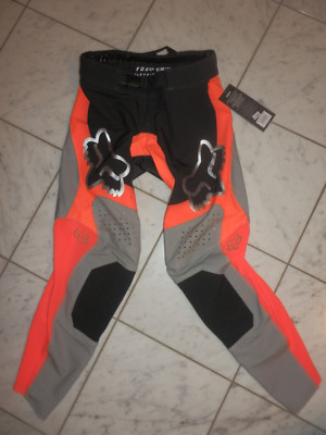 Fox Racing Womens Red Gray Flexair Mirer Pants TruMotion Heat MotoX SIZE 6 W 26