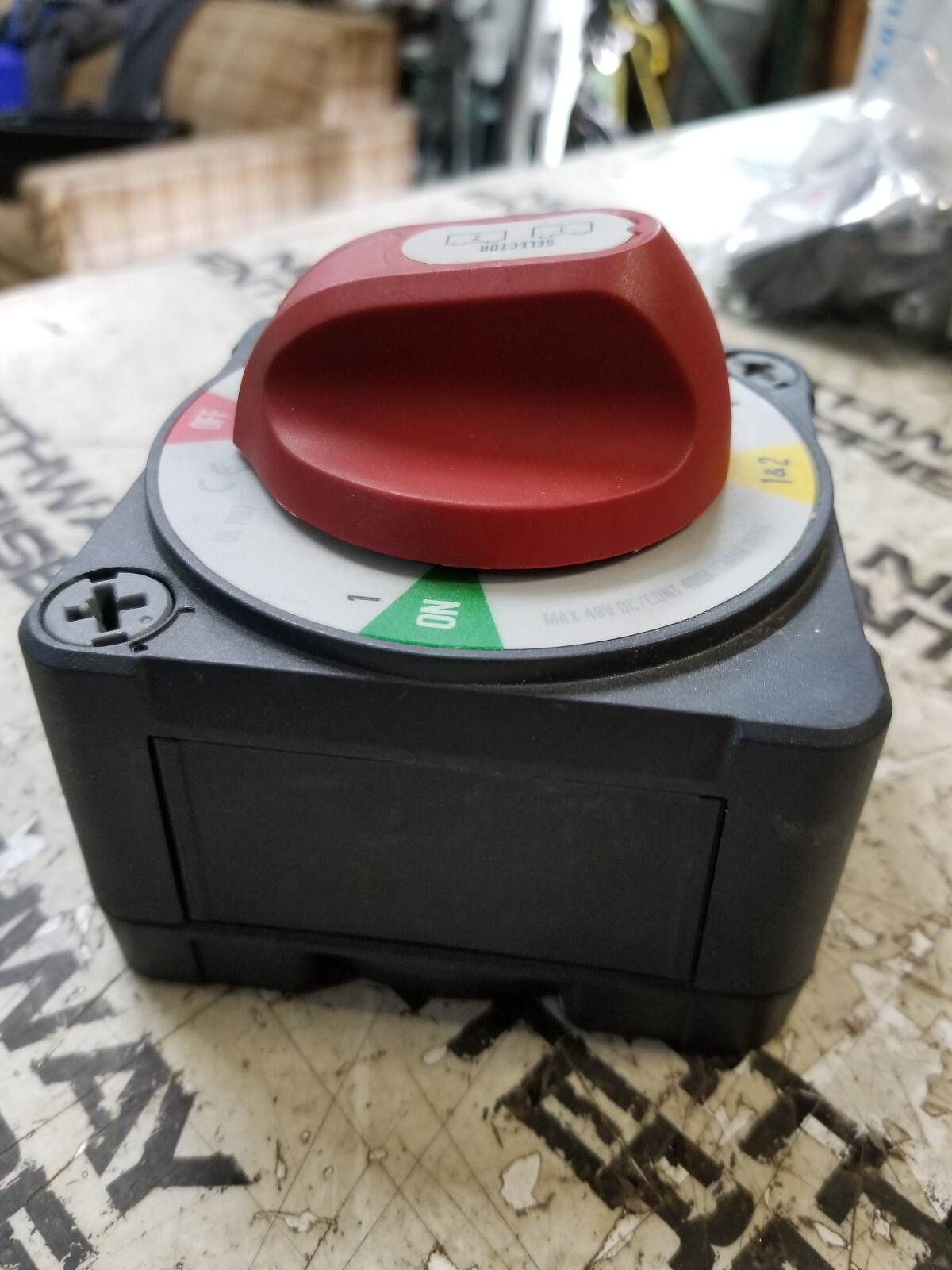 Marinco - 771-S-EZ-B - BAT SW SELECTOR 400A EZ MOUNT MC12 - Picture 3 of 7