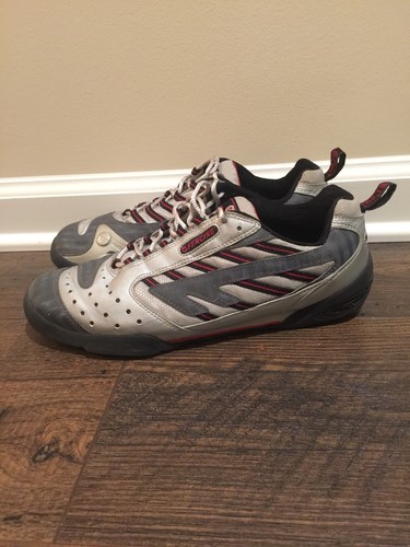 HI-TEC Fencing Mens Size 8 M Gray Black Red Shoes Sneakers