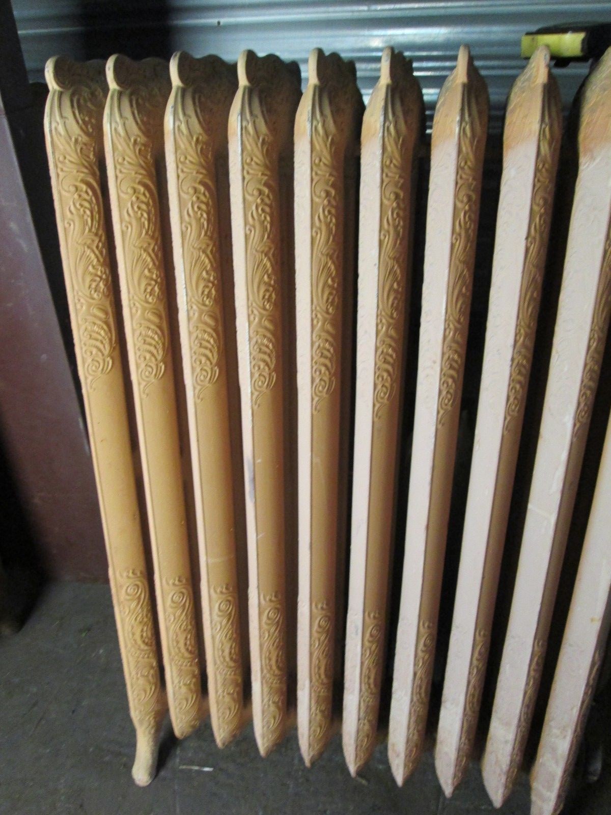 4 Vintage/ Antique Radiators Cast Iron told 1910) ( Am. Radiator Co.) 3 covers