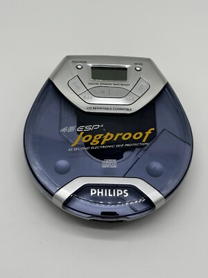 Vintage Philips AX 5015/17 Jogproof 45 ESP 4 Portable CD Player Tested Works