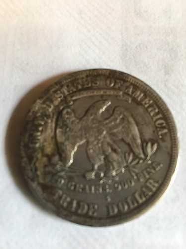 1877-s Trade Dollar.  VG+