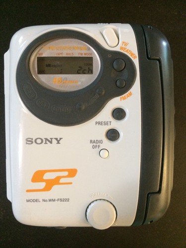 Tested Vintage Sony S2 Sports AM FM Cassette Player Walkman + Bonus Mix Tape