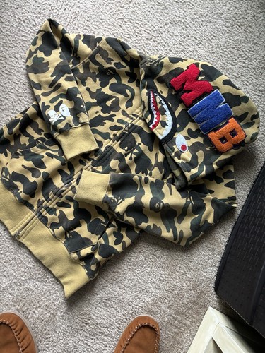 BAPE x Mastermind Japan 1st Camo Embroidered Skull Hoodie BAPE x Mastermind Japan 1st Camo Embroidered Skull Hoodie