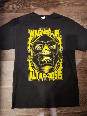 Doctor Wagner Jr. Altas Dosis De Rudeza Lucha Wrestling Medium Shirt Black