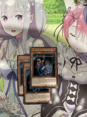 YuGiOh APPRENTICE MAGICIAN x3 | SECRET Rare 1ST Edition  
