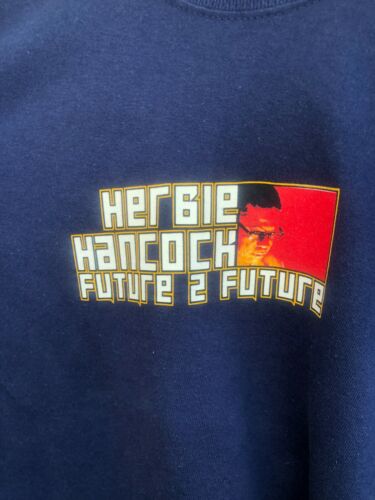 Herbie Hancock - Future 2 Future UK Shows Tee - 2001 - NWOT - Med 