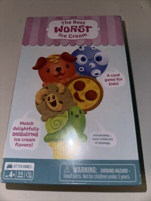 The Best Worst Ice Cream Family Game NEW SEALED