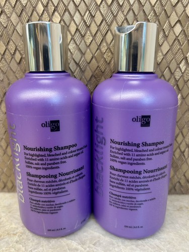 Oligo Blacklight Nourishing Shampoo & Conditioner Duo 8.5 oz. New