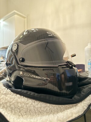 Stilo SA2020 ST5 FN Racing Helmet Carbon Fiber - Large - DOT/SNELL