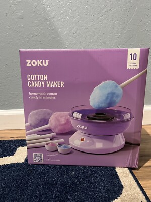 ZOKU Cotton Candy Maker, Includes 10 Paper Cones, Enjoy Homemade Cotton... 