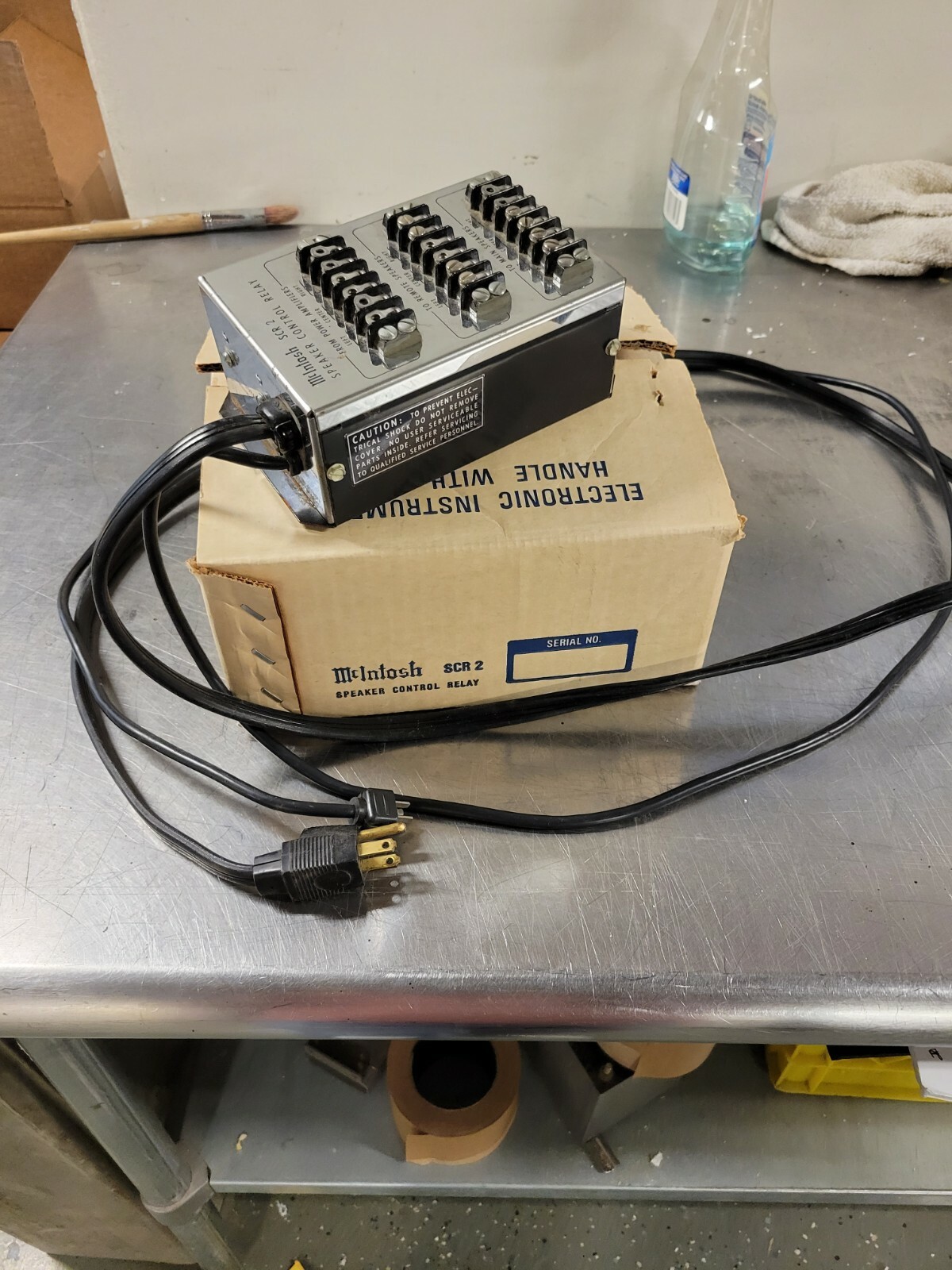 MCINTOSH SCR2 SPEAKER CONTROL RELAY, PRE AMP AMPLIFIERS W/ORIGINAL BOXの