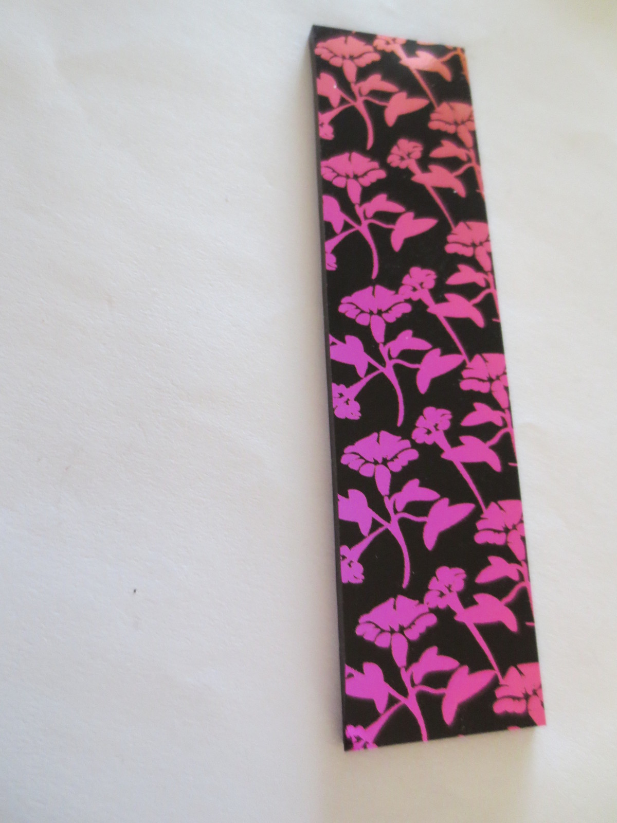 Dichroic Glass COE 90 - Pink Flowers Design