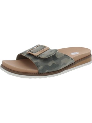 

Женские сандалии на танкетке DR SCHOLLS Green Gore Originalist 2 Slip On Slide, Зеленый, H6153F1