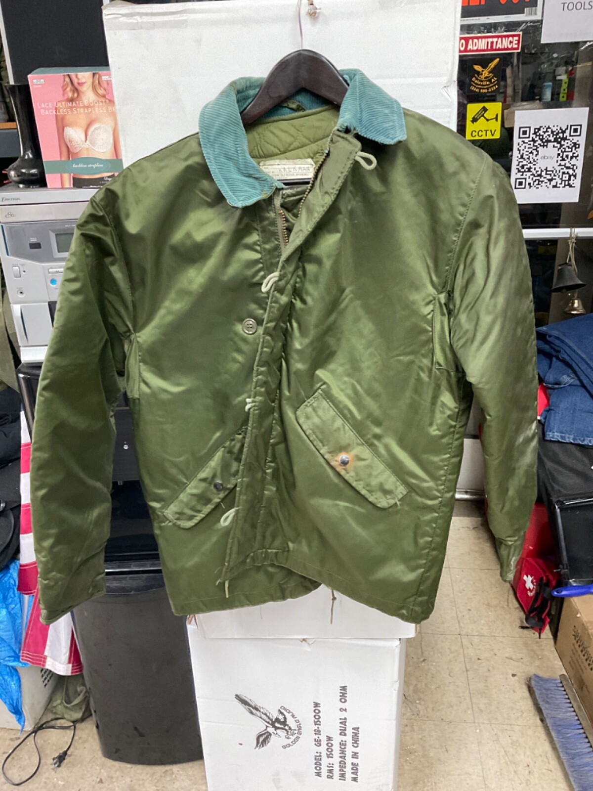 ジャケット・アウター 70's US.NAVY extreme cold weather Vintage 70s Military USN Extreme Cold Weather Impermeable