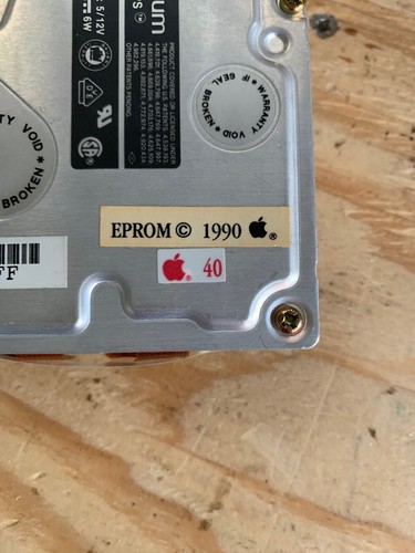 Vintage Apple Macintosh Internal SCSI Hard Drive TESTED