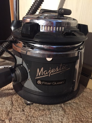 Vtg Filter Queen Chrome Retro Vacuum