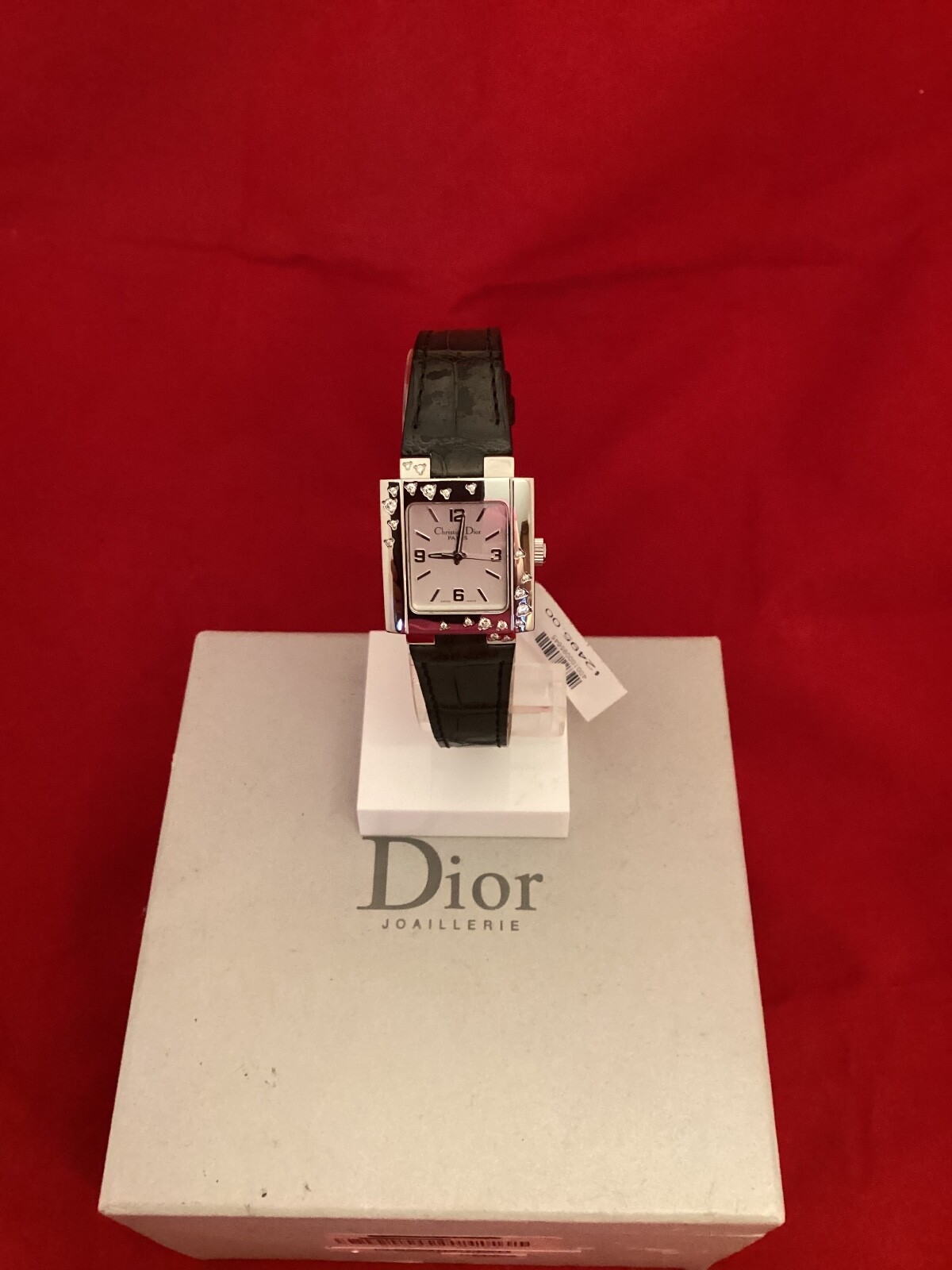 稼働 Christian Dior 腕時計 CD総柄 新品レザーベルト 838 稼働 Christian Dior 腕時計 CD総柄 新品レザーベルト 838