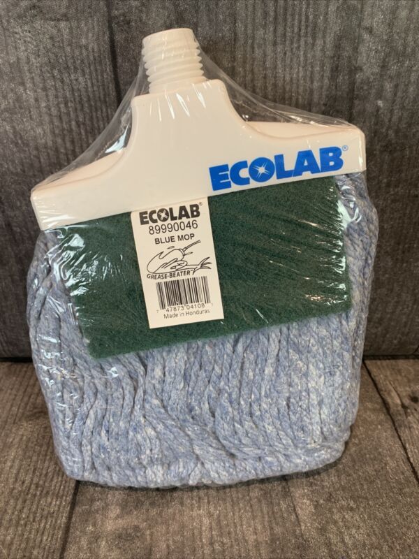 Ecolab 89990046 Grease Beater Mop Head ~  Blue