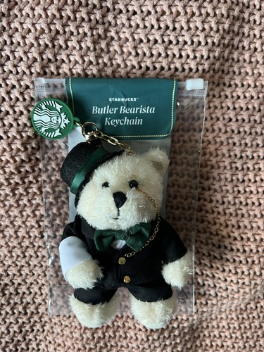 【韓国スタバ】23冬①★Holiday Party Butler bearista keychain STARBUCKS Korea 2023 Christmas MD Holiday Party Butler
