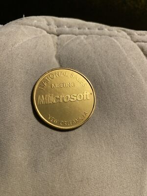 Microsoft National Sales Meeting rare Mardi Gras Doubloon Nola