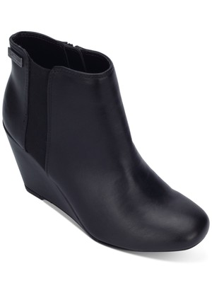 

KENNETH COLE Женские черные эластичные ботильоны с логотипом Marcy и круглым носком на танкетке, размер 8 м, Черный, RLF9056LE