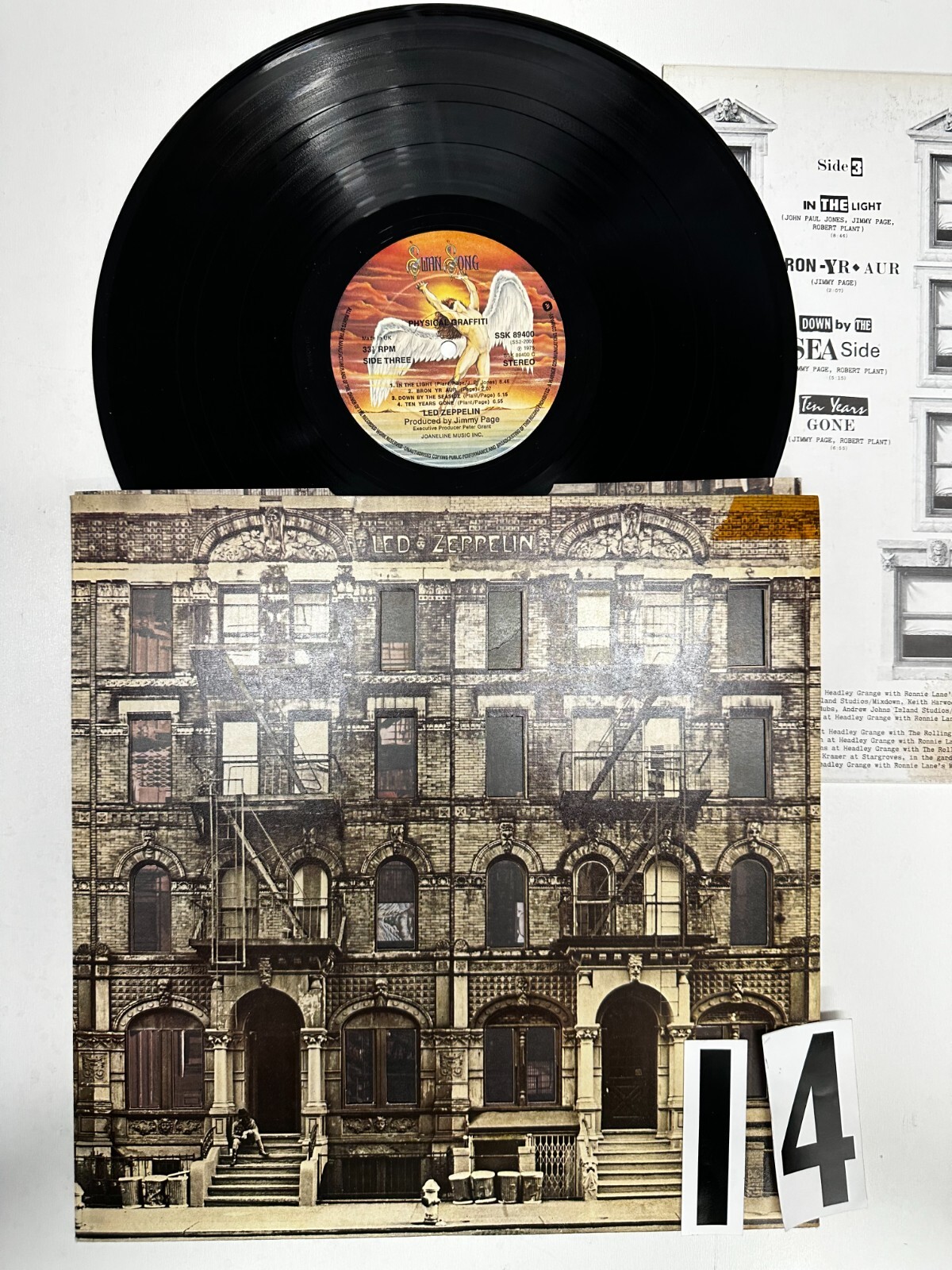洋楽 LED ZEPPELIN Physical Graffiti UK stereo Led Zeppelin Physical Graffiti UK Press Record lp original