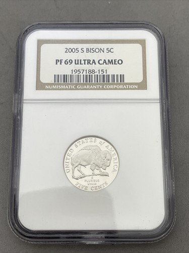 2005 S Bison 5c Pf 69 Ultra Cameo NGC Z316 | eBay 2005 S Bison 5c Pf 69 Ultra Cameo NGC Z316 | eBay