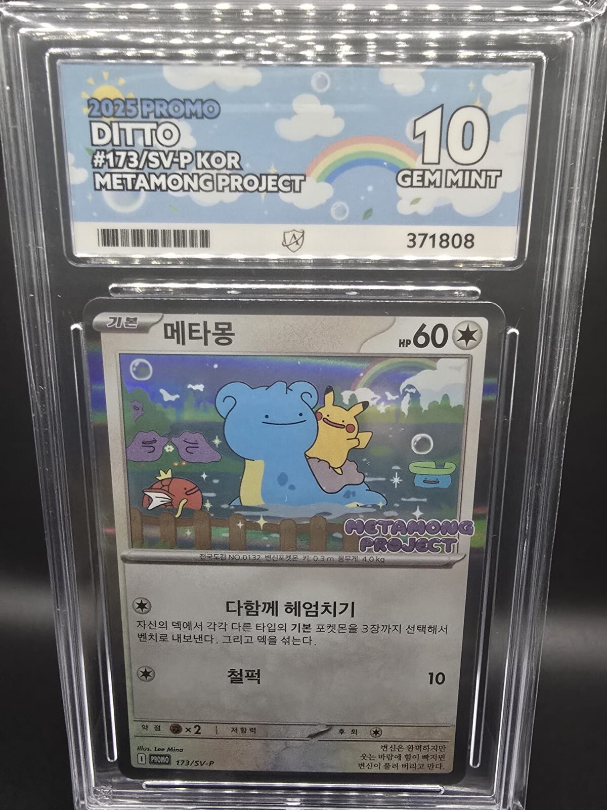 2025 ポケモン メタモン #173 GEM MT 2025 ポケモン メタモン #173 GEM