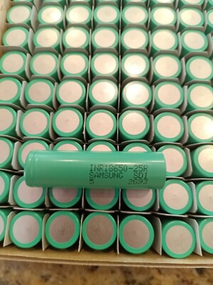 Lot of 10, 3.7v Rechargeable Battery 2500mAh 3.7v Flat Top Cell for Flashlight