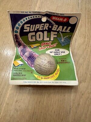 Wham-O Golf Super-Ball 1966. Vintage 1960's Mint Sealed